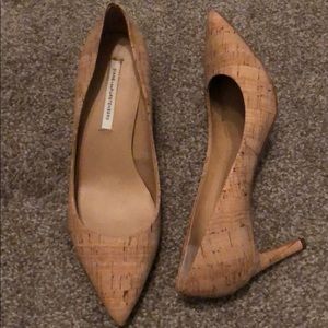 Diane von Furstenburg Cork Heels
